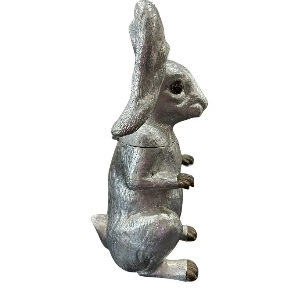 Vintage 1986 Arthur Court Bunny Rabbit Wine Bottle Holder Decanter Ice Bucket